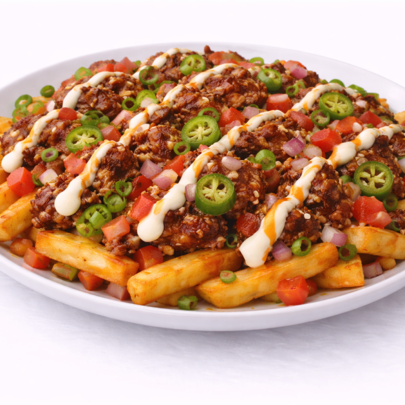 loaded fries – beef