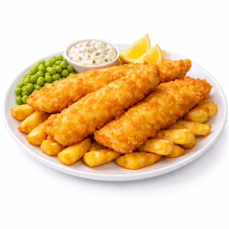 fish & chips (large)