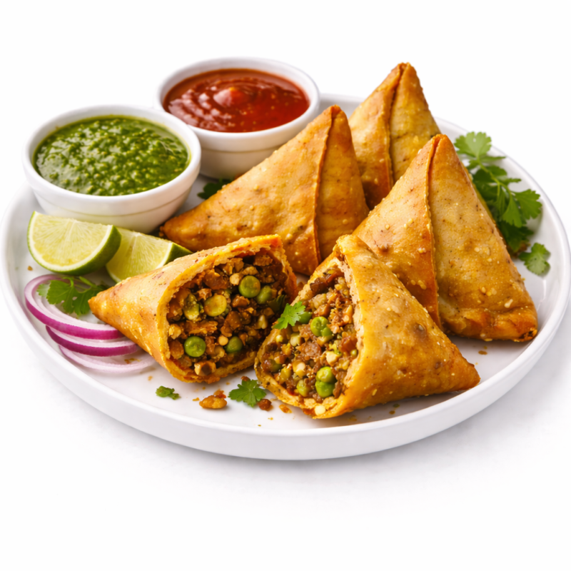 keema samosa