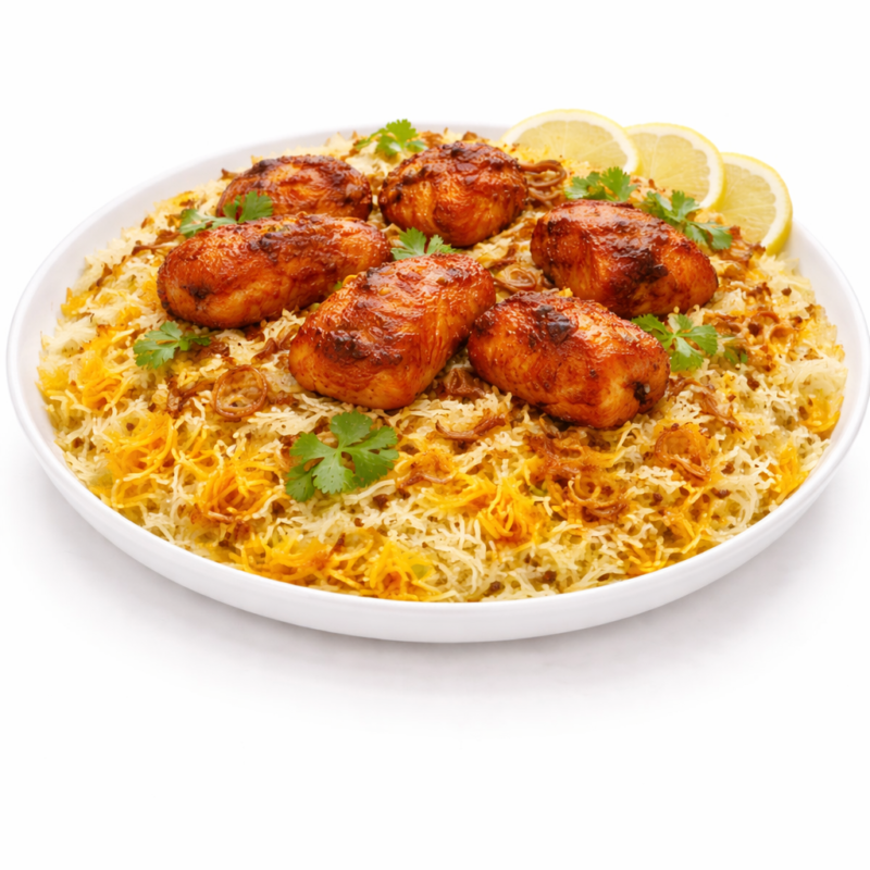 chicken tikka biryani